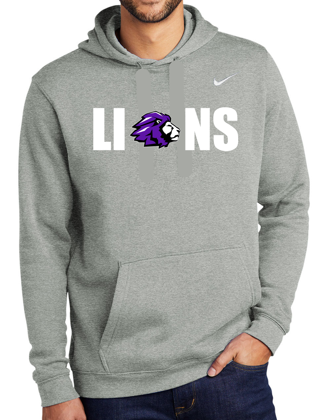 Trinity Lions w Lion Head Nike Hoodie Youth Adult Apparel